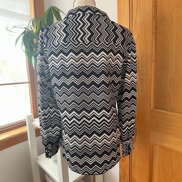 Missoni for Target Iconic Black and White Blouse - Picture 2 of 5